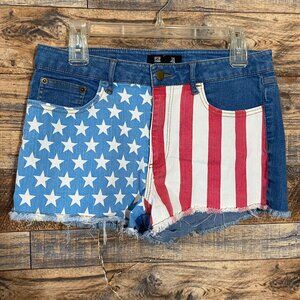American Flag Forever 21 Denim Shorts Size 29